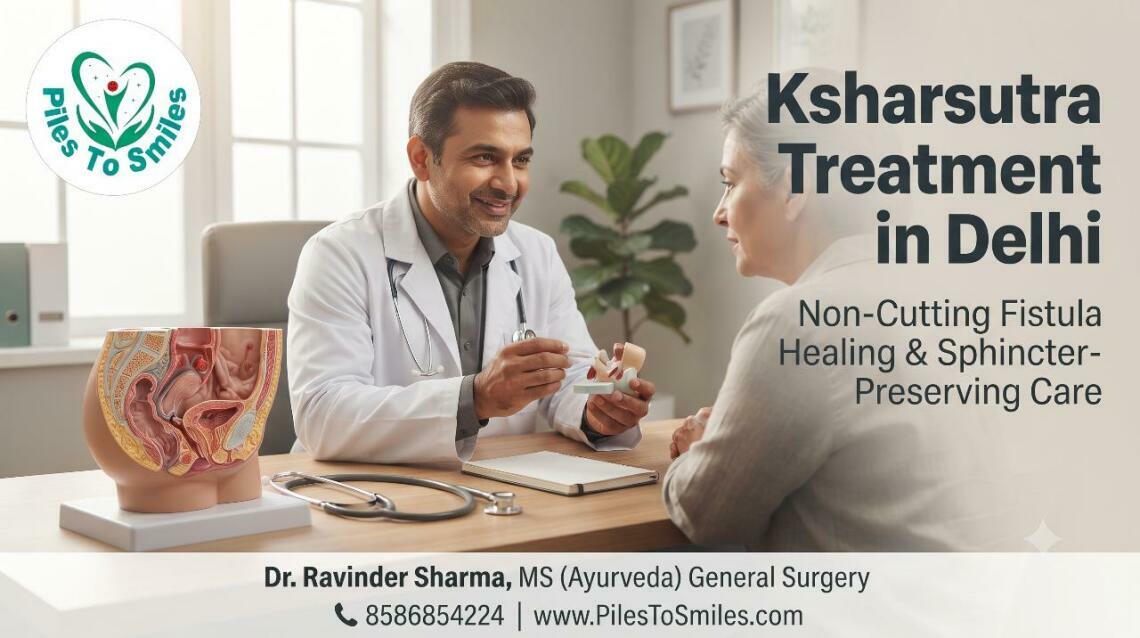 Ksharsutra Treatment in Delhi: Complete Guide to Non-Cutting Fistula Healing