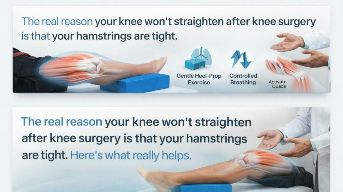 Why Your Knee Won’t Straighten After Knee Surgery – and What Really Helps