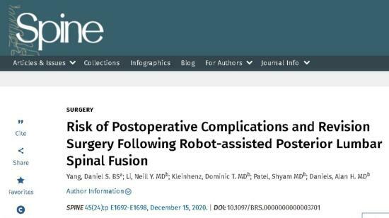 Robotic Spine Surgery! Is Everything New, Necessarily Nice??