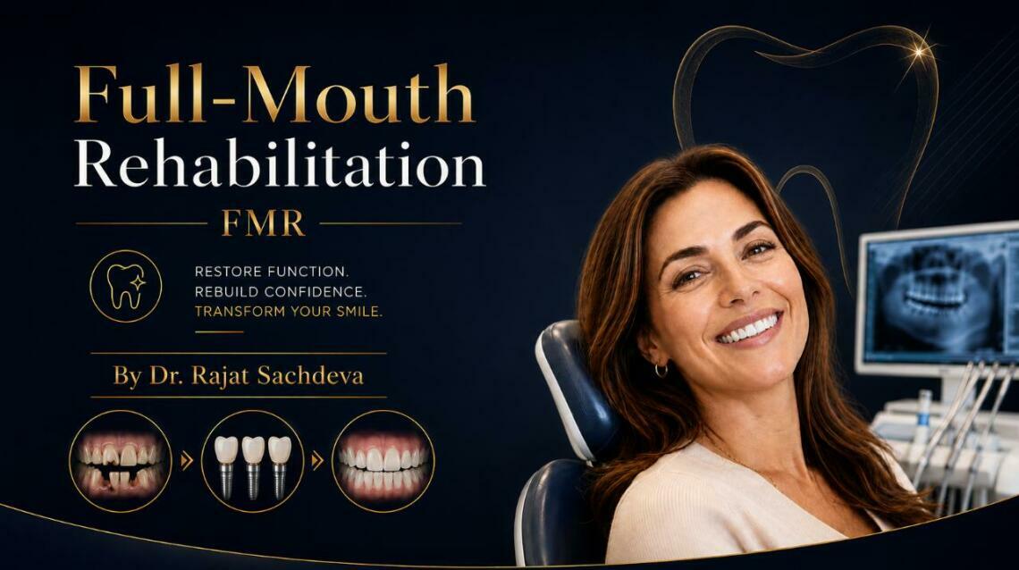 5 Signs You May Need Full-Mouth Rehabilitation by Dr. Rajat Sachdeva | Mds, Mba