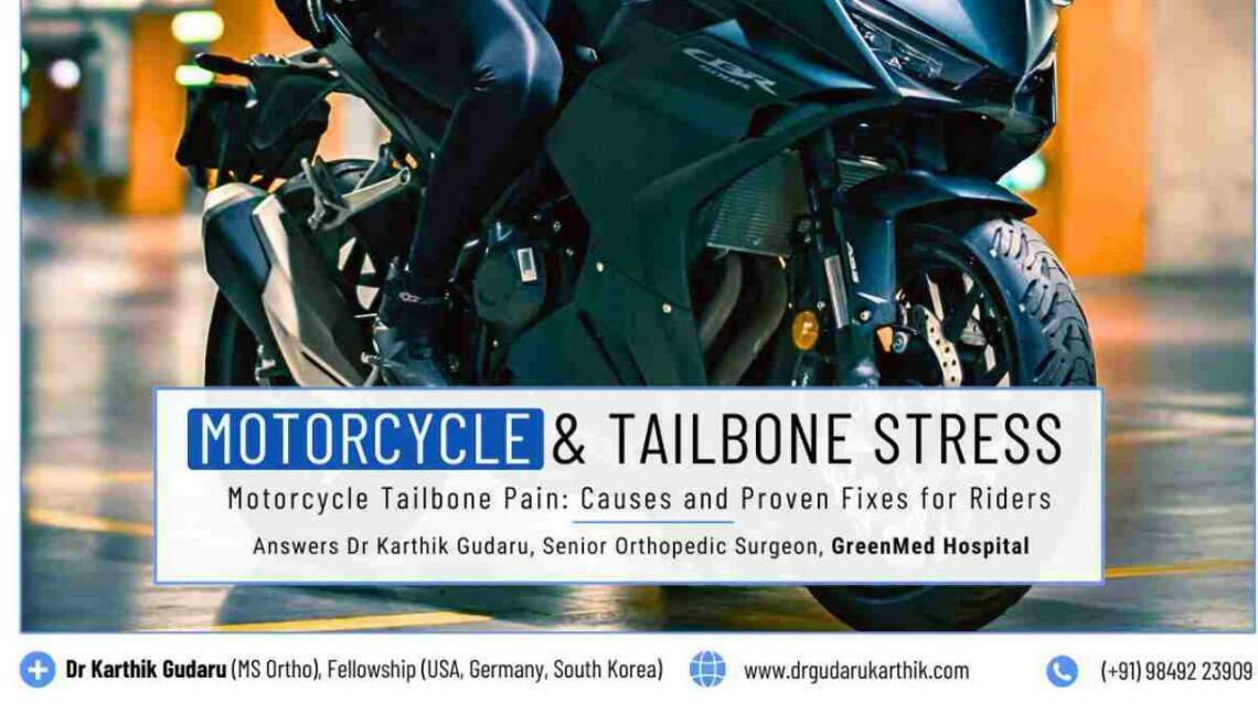 Tailbone Stress While Riding a Motorcycle – How to Correct It?