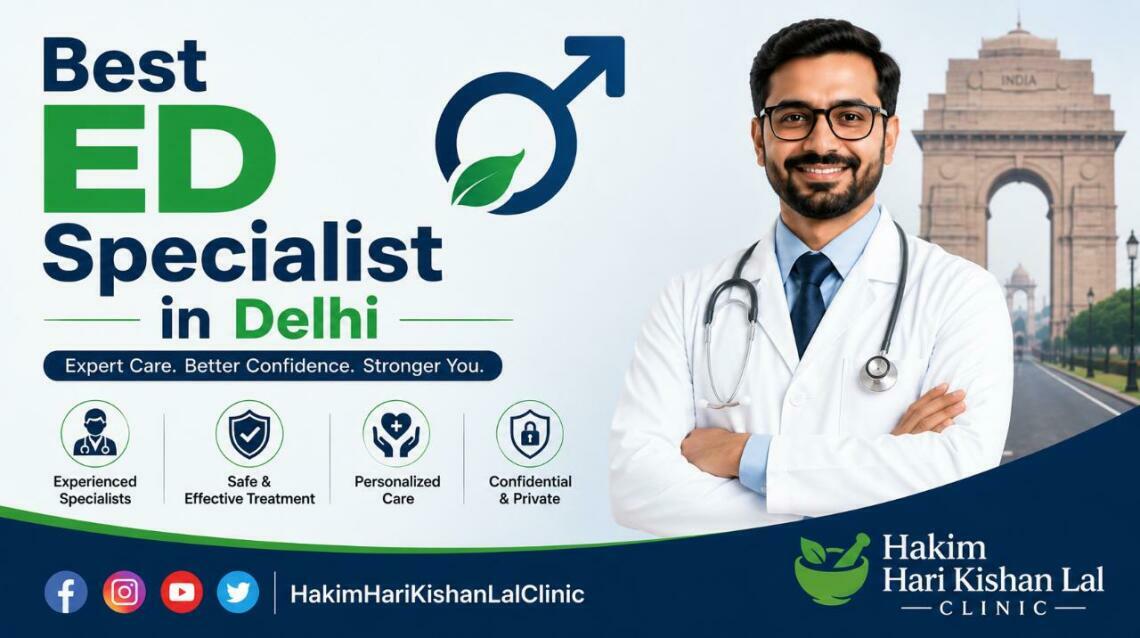 Best Ed Specialist in Delhi: Natural Ayurvedic Solutions for Erectile Dysfunction
