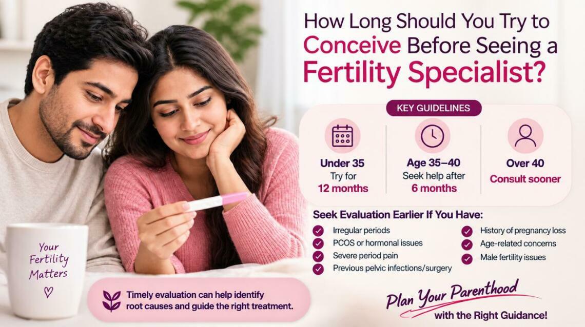 How Long Should You Try to Conceive Before Seeing a Fertility Specialist?