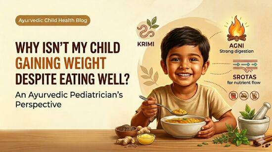 Why Isn't My Child Gaining Weight Despite Eating Well? an Ayurvedic Doctor’s Perspective