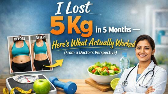 I Lost 5 Kg in 5 Months — Here’s What Actually Worked (From a Doctor’s Perspective)