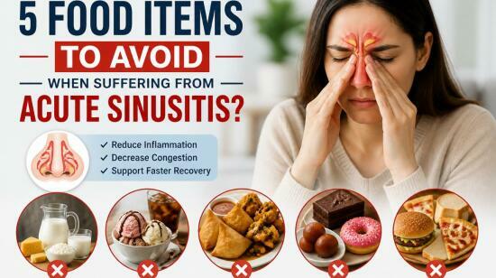 5 Food Items to Avoid When Suffering From Acute Sinusitis