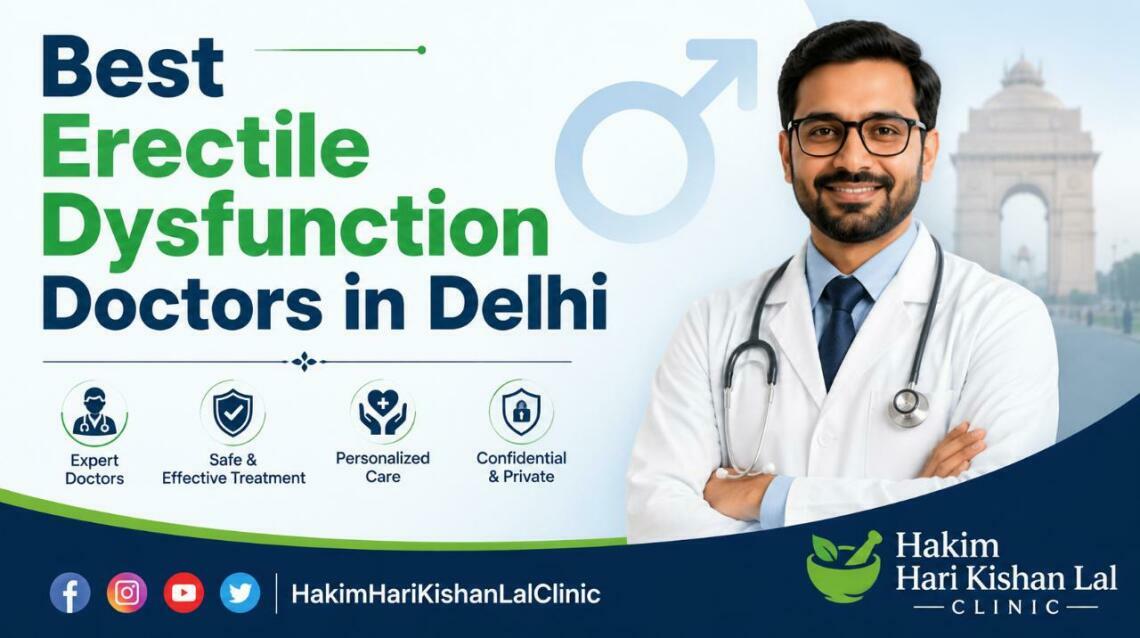 Best Erectile Dysfunction Clinic in Delhi: Natural Ayurvedic Care for Men's Wellness