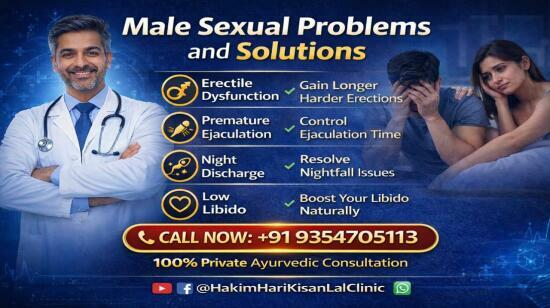 Male Sexual Problems & Natural Ayurvedic Solutions in Delhi