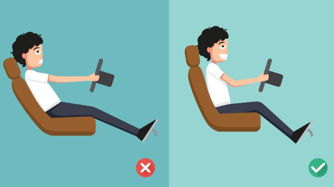 7 Tips for Comfortable Car Driving & Prevent Back/neck Pain