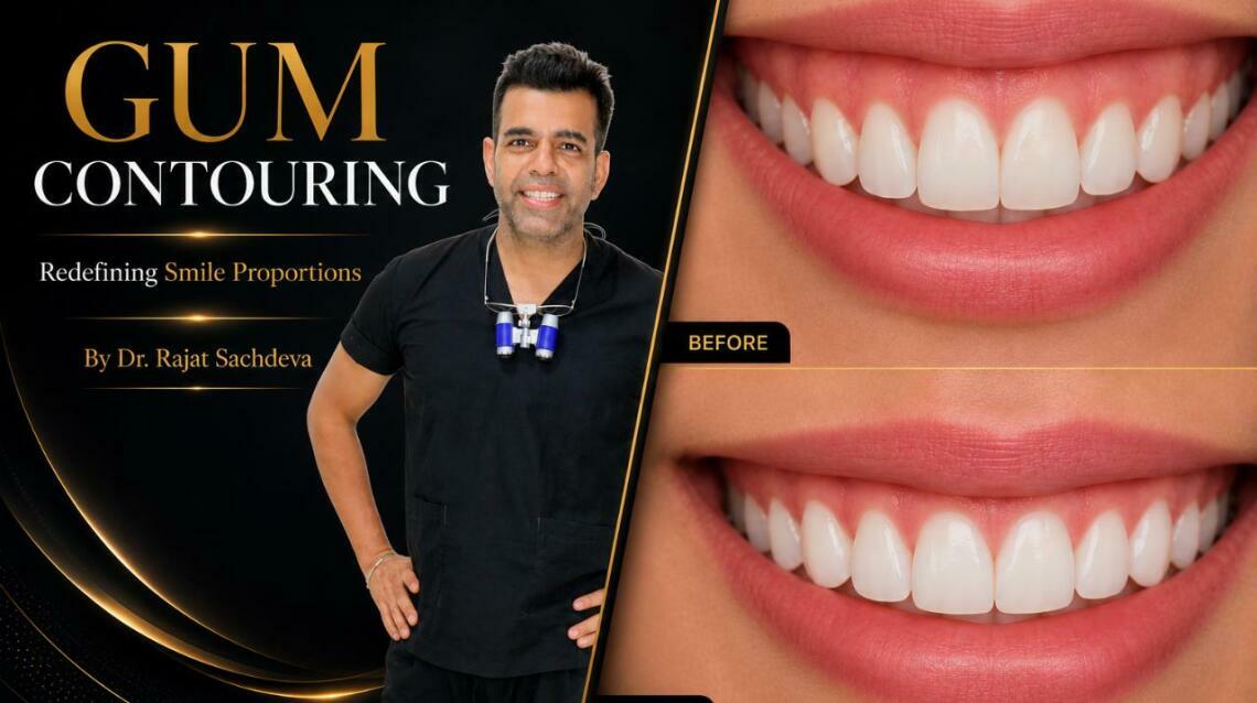 Gum Contouring  Redefining Smile Proportions  by Dr. Rajat Sachdeva
