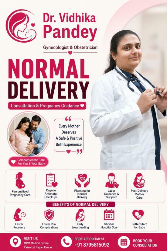 Expert gynecological care with compassion, experience, and personalized attention for every stage of a woman's life. Whether you need routine checkups, pregnancy care, fertility guidance, or consultation for gynecological concerns, Dr. Vidhika Pandey is here to support you.</div></div><div class=