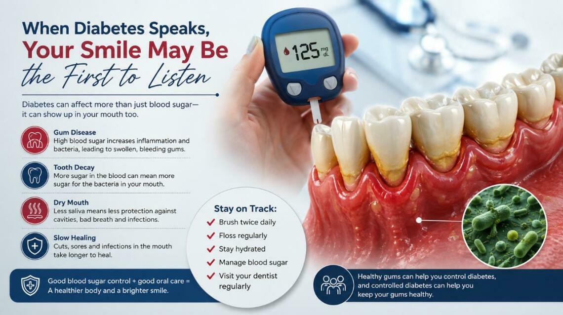 When Diabetes Speaks, Your Smile May Be the First to Listen