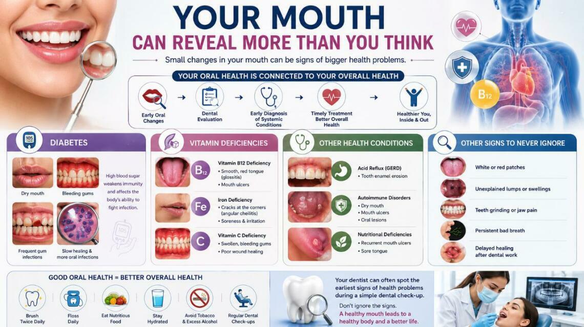 What Your Mouth Might Be Trying to Tell You About Your Health!