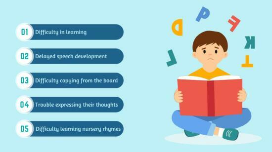 5 Common Syptoms of Dyslexia