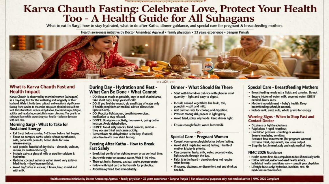 Health Tips for Karva Chauth Fasting