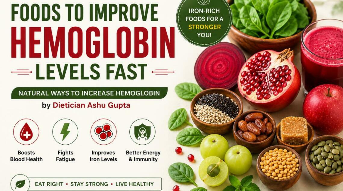 List of Foods to Improve Hemoglobin Levels Fast
