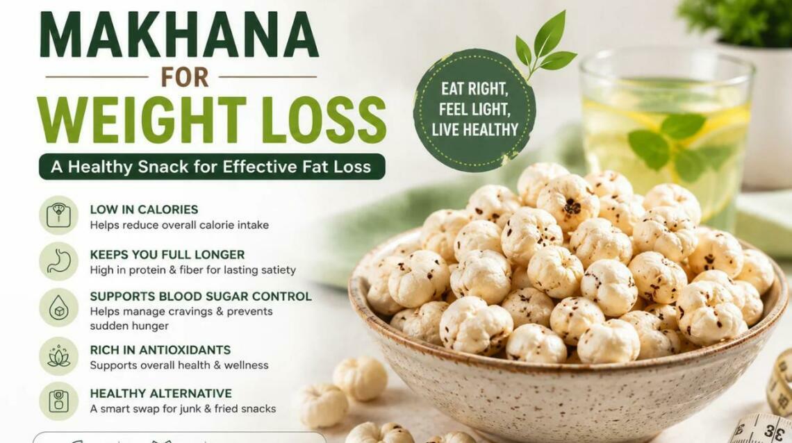 Makhana for Weight Loss: Benefits, Calories & Best Ways to Eat Fox Nuts