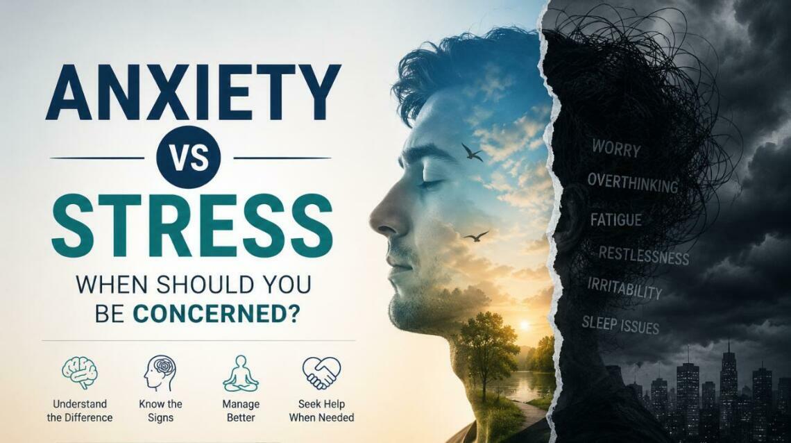 Anxiety vs Stress: When Should You Be Concerned?