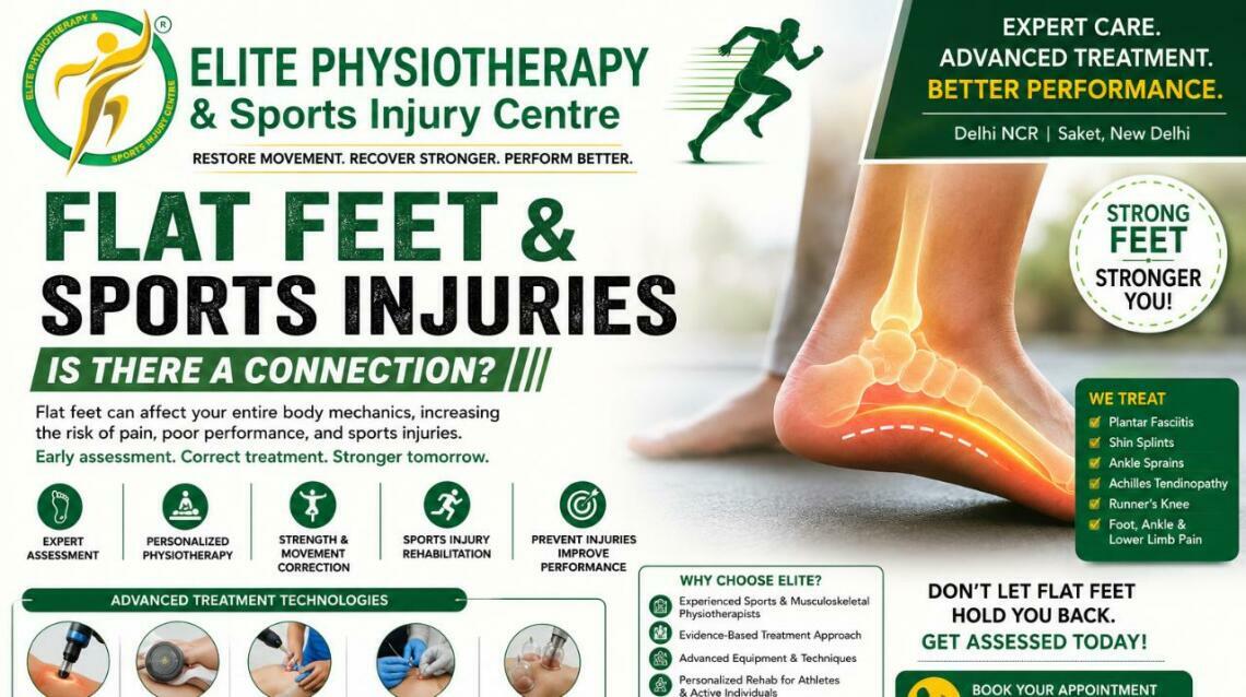 Flat Feet & Sports Injuries: The Hidden Link Behind Performance Problems