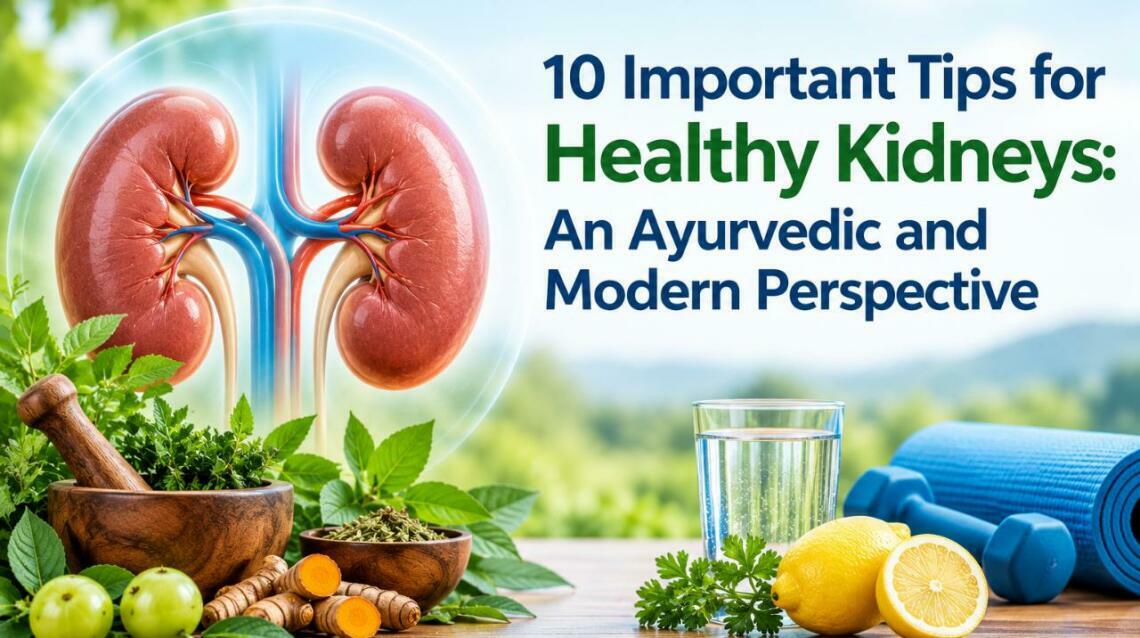 10 Important Tips for Healthy Kidneys: An Ayurvedic and Modern Perspective