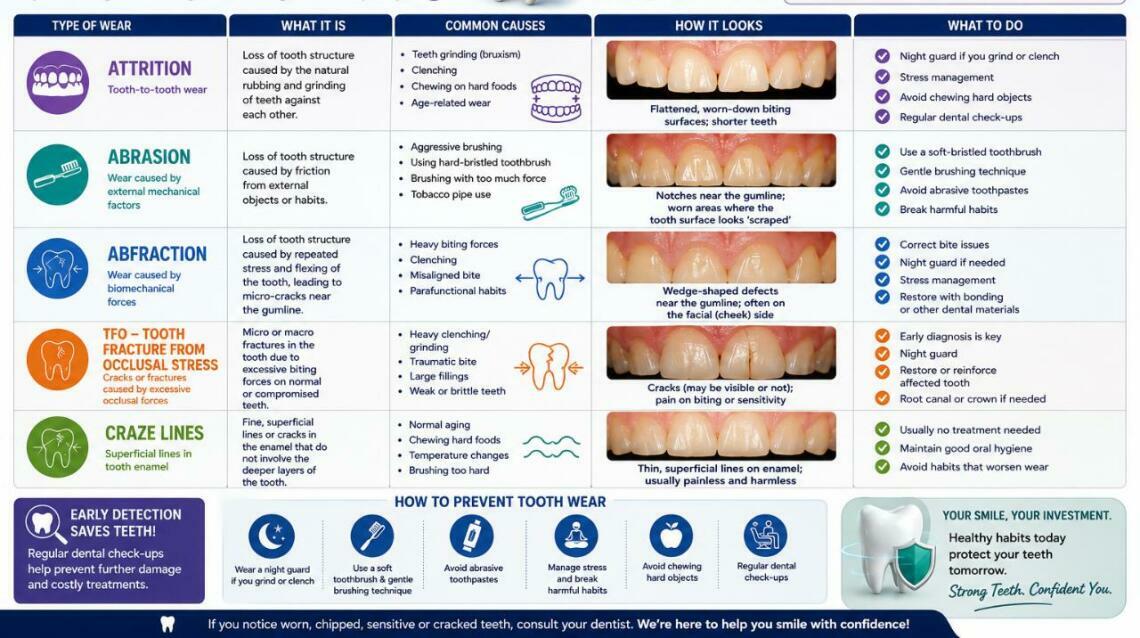 The Silent Signs of Tooth Wear: What Your Teeth Are Trying to Tell You