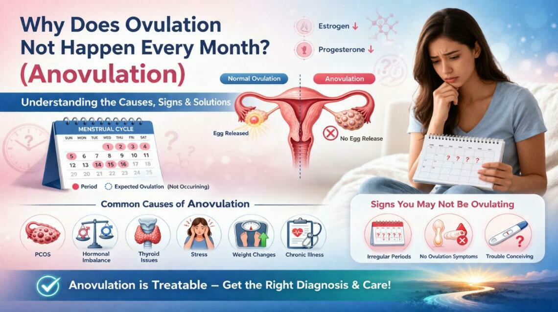 Why Does Ovulation Not Happen Every Month? (Anovulation)