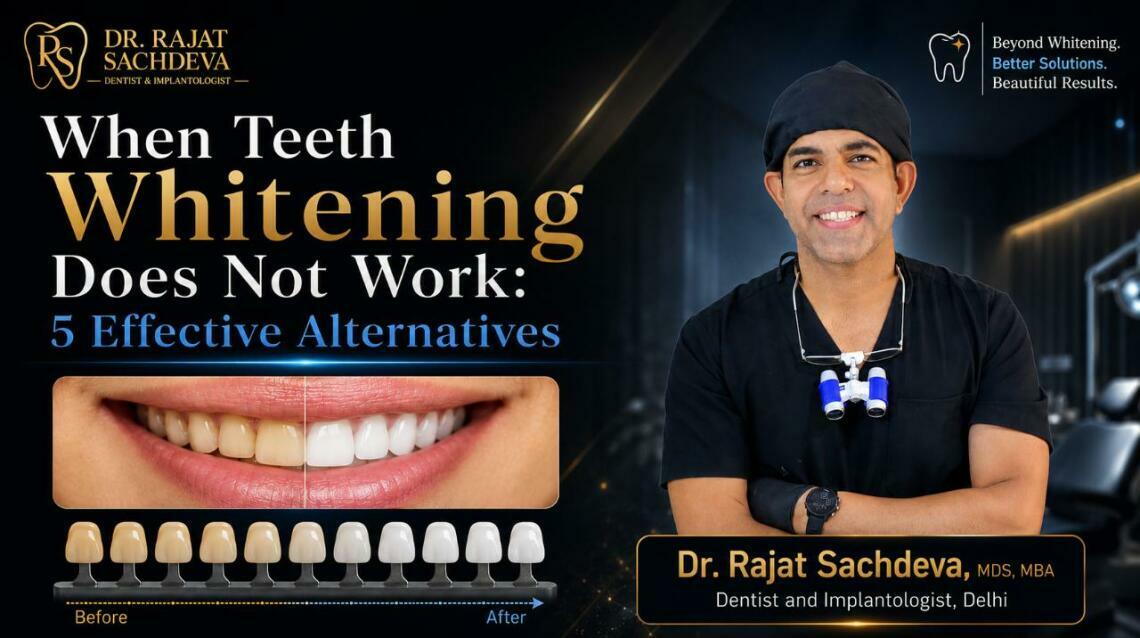 When Teeth Whitening Does Not Work: 5 Effective Alternatives