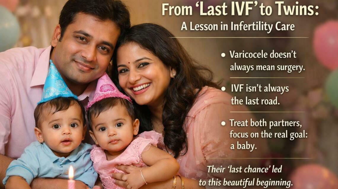 From “Last Ivf” to Twins:  a Lesson in Infertility Care