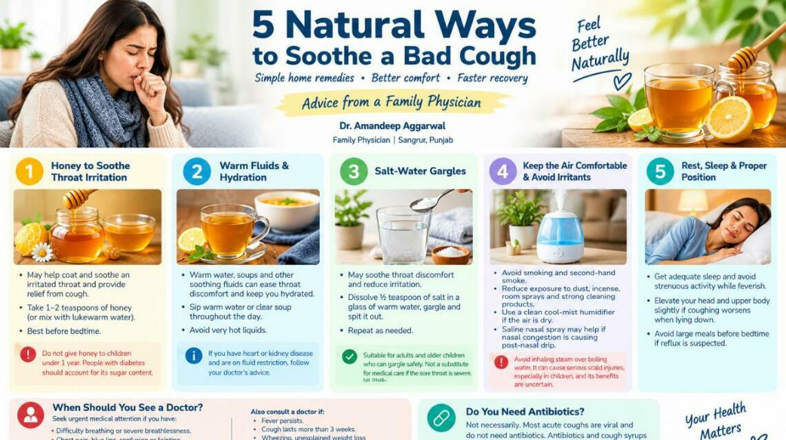 5 Natural Ways to Soothe a Bad Cough: Advice From a Family Physician