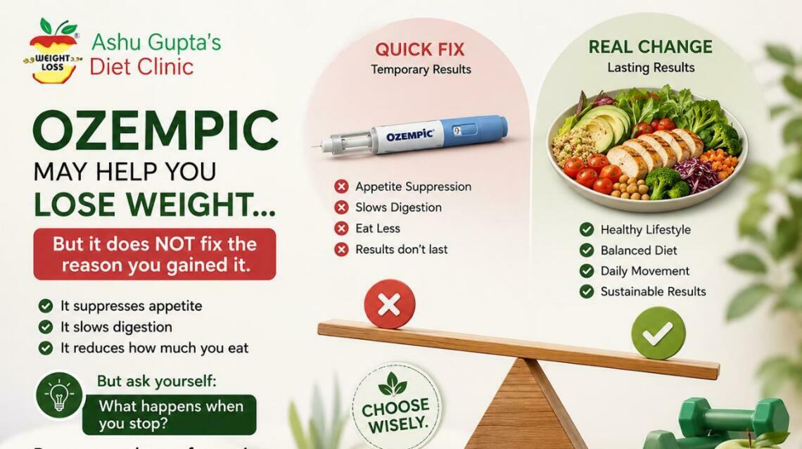 Ozempic for Weight Loss | Lifestyle and Diet Are the Real Key