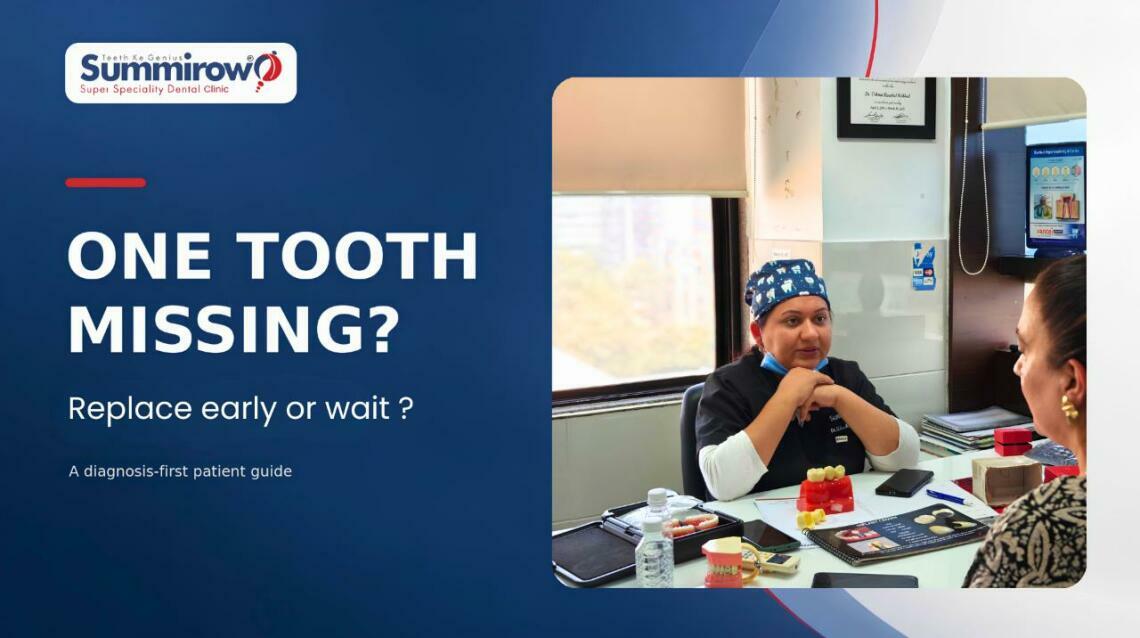 Missing One Tooth: Replace It Early or Wait?