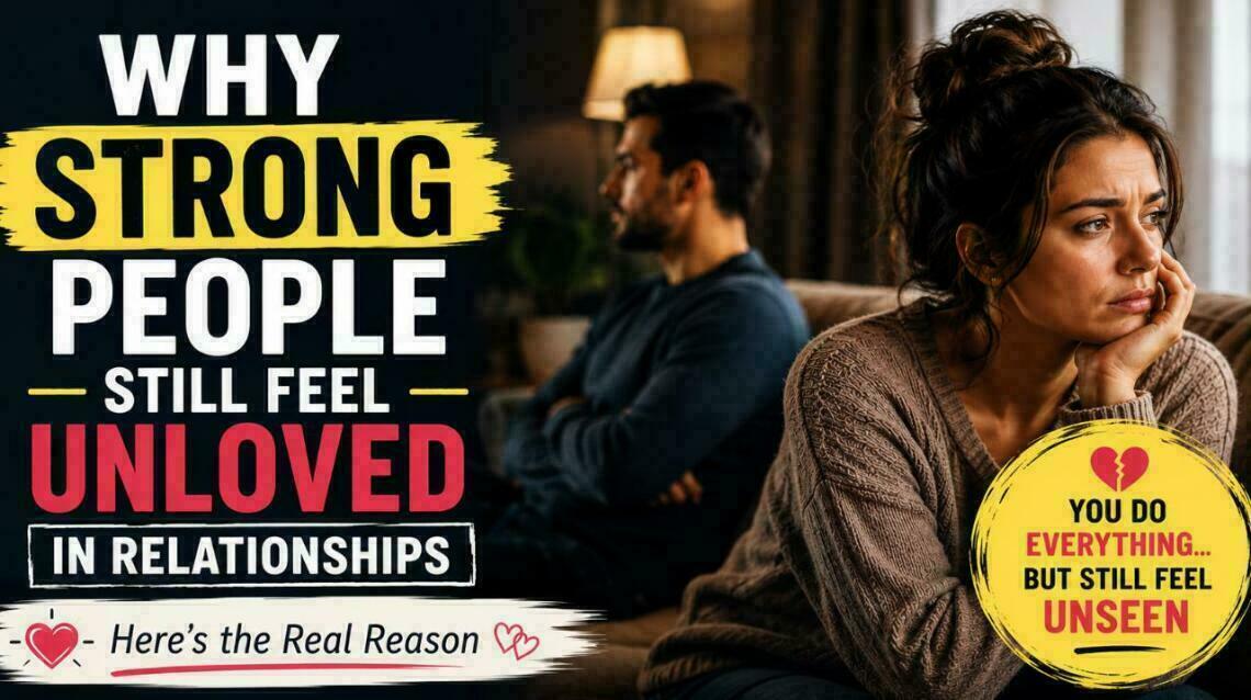 Why Strong People Still Feel Unloved in Relationships