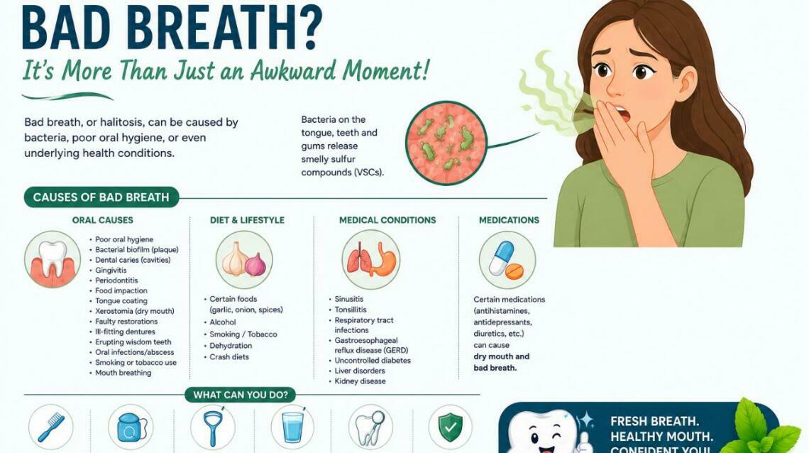 Bad Breath: What Your Mouth Might Be Trying to Tell You