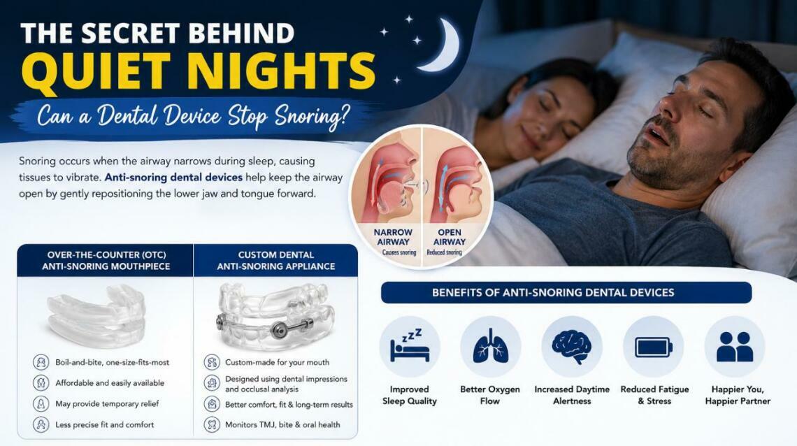 The Secret Behind Quiet Nights: Can a Dental Device Stop Snoring?