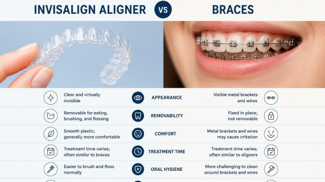 Invisalign vs Braces: Which One Is Better for Adults?