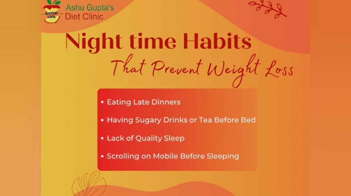 Things Not to Do in Night for Weight Loss | Dietician Ashu Gupta