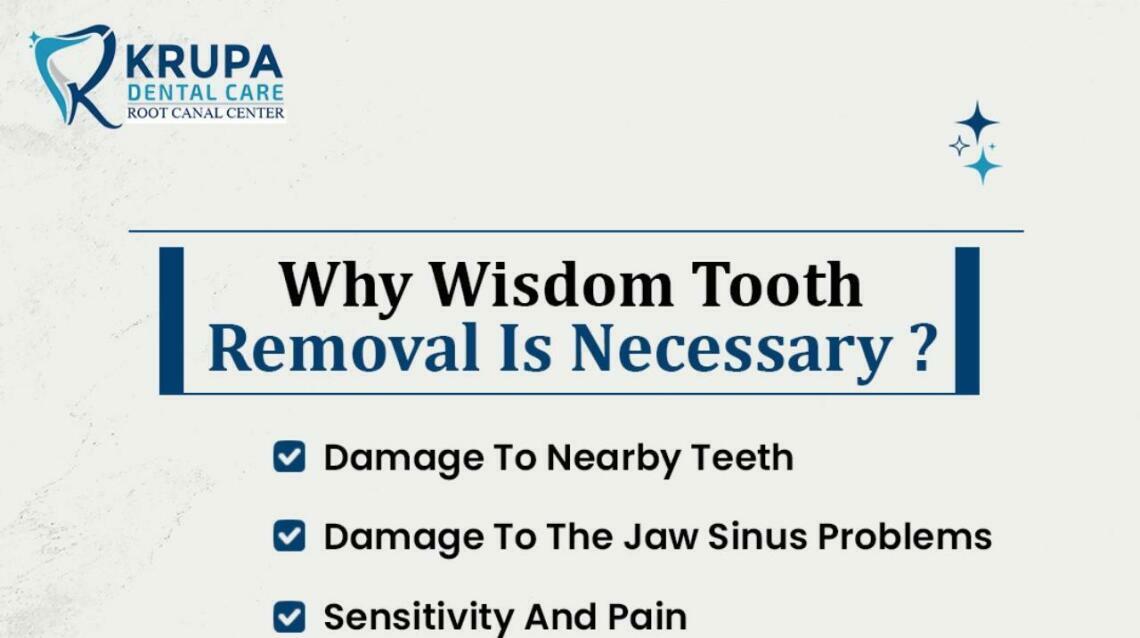 Why Wisdom Tooth Removal Is Necessary | Krupa Dental Care |