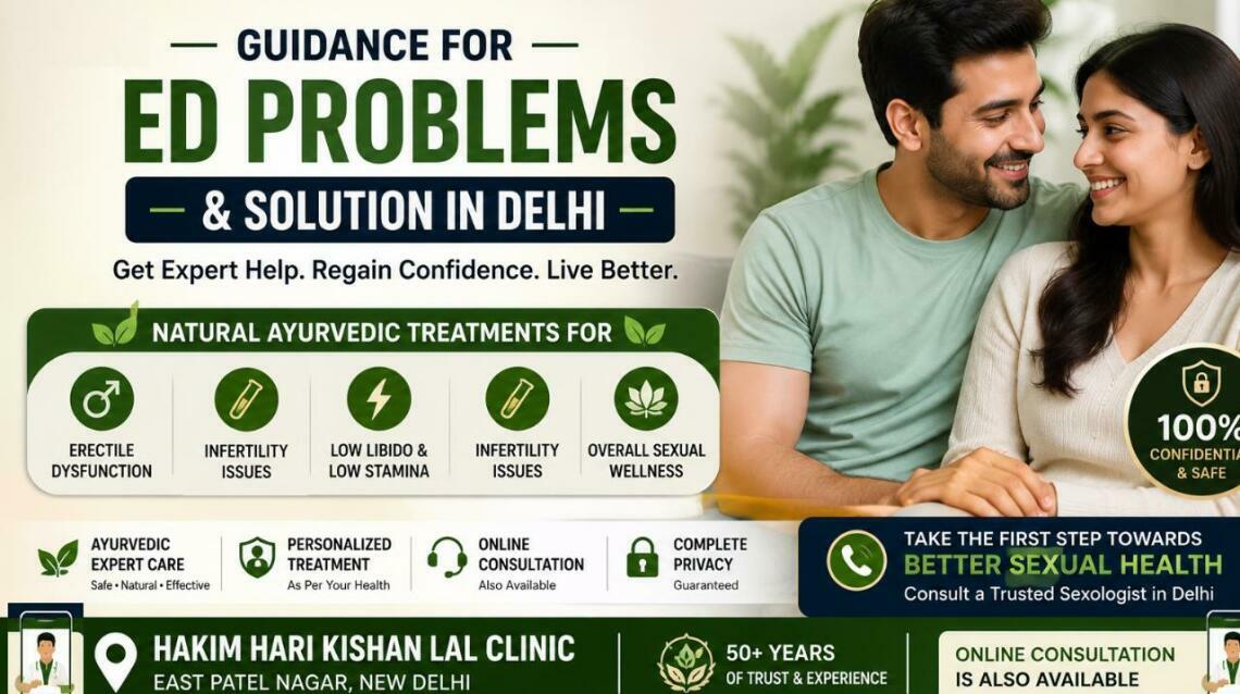 Effective Ed Problems and Solutions in Delhi for Better Sexual Health