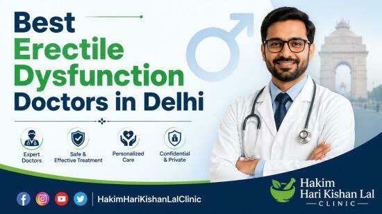 Best Erectile Dysfunction Clinic in Delhi: Natural Ayurvedic Care for Men's Wellness