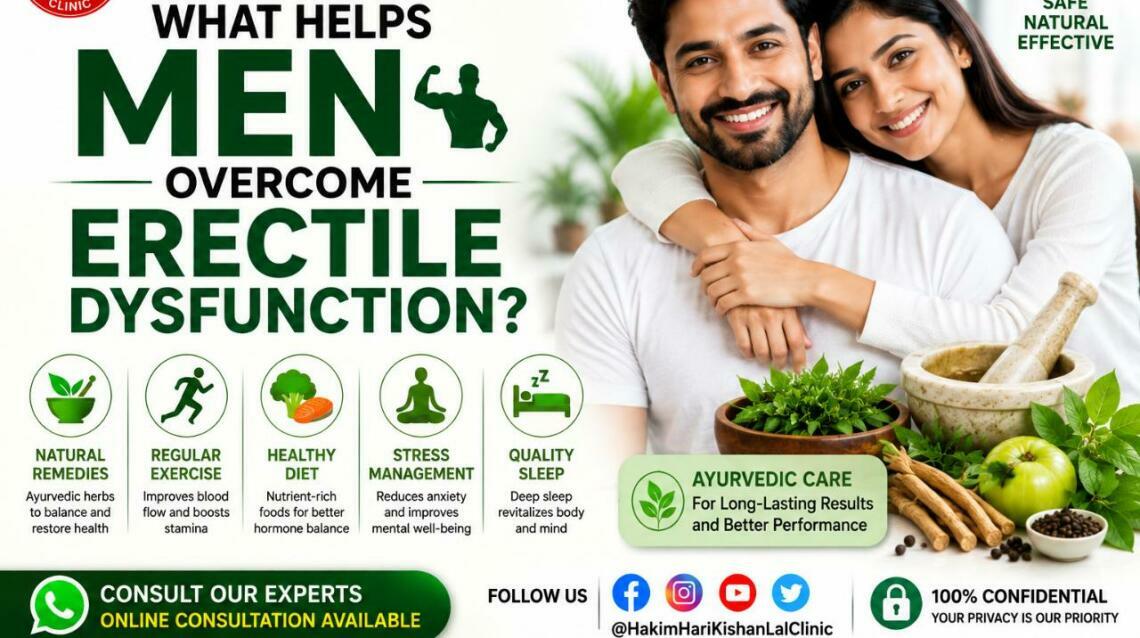 What Helps Men Overcome Erectile Dysfunction?