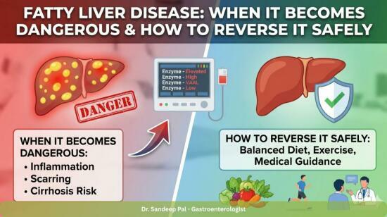 Fatty Liver Disease: When It Becomes Dangerous & How to Reverse It Safely
