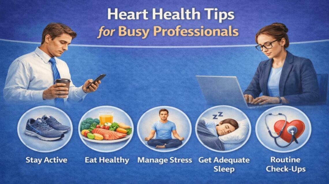 Heart Health Tips for Busy Professionals