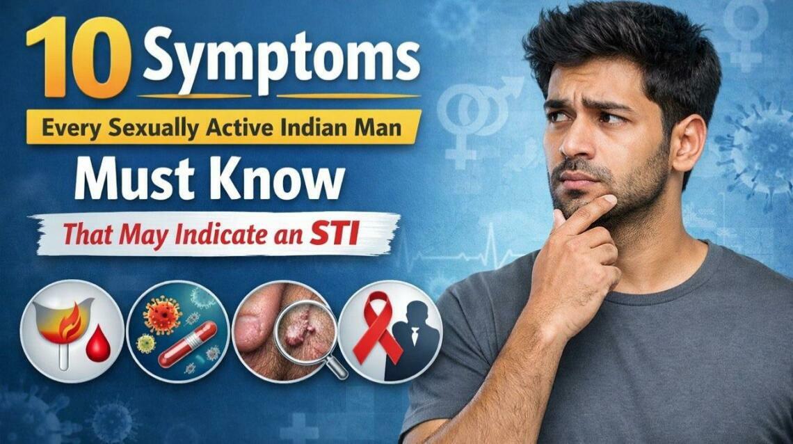 10 Symptoms Every Sexually Active Indian Man Must Know (That May Indicate an Sti)