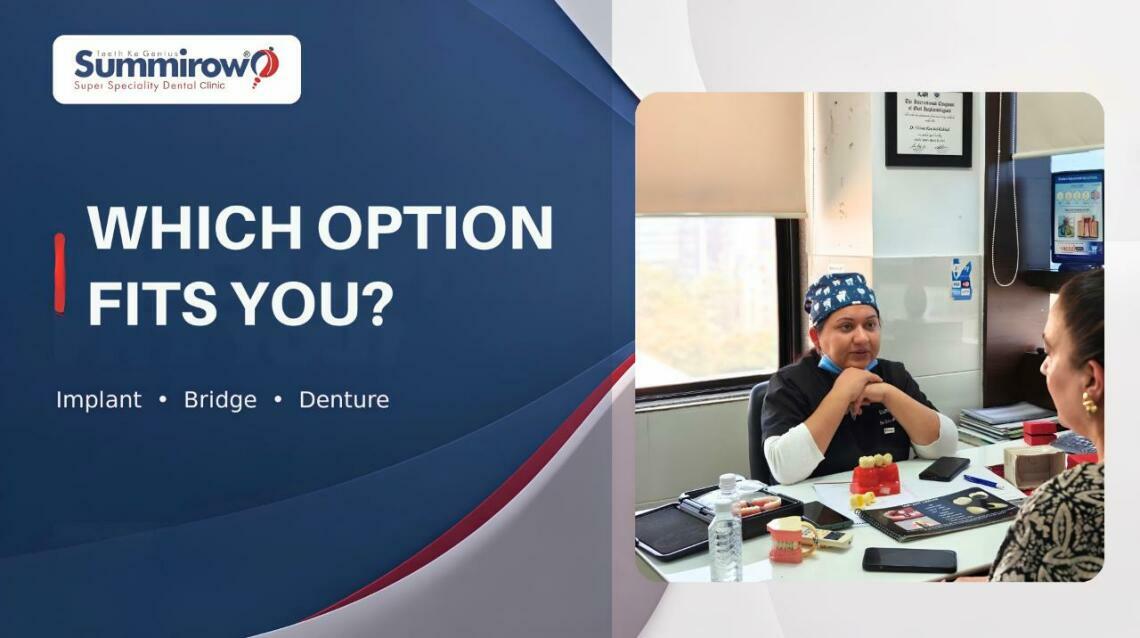 Dental Implant, Bridge or Denture: How Is the Right Option Selected?