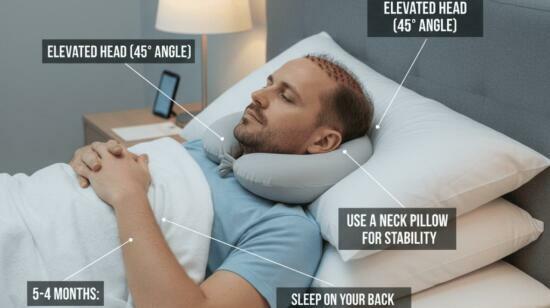 How to Sleep After a Hair Transplant (Fue or Fut)