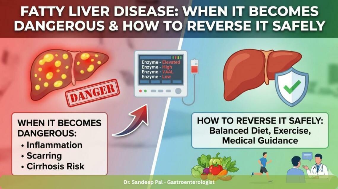 Fatty Liver Disease: When It Becomes Dangerous & How to Reverse It Safely