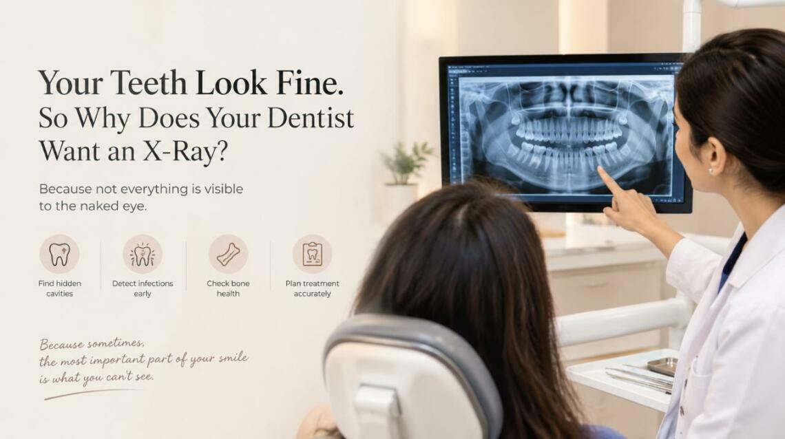 Your Teeth Look Fine. So Why Does Your Dentist Want an X-Ray?