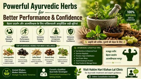 Powerful Ayurvedic Herbs for Better Performance & Confidence