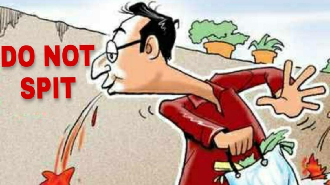 Tobacco Spitting A Cause For Spreading Diseases