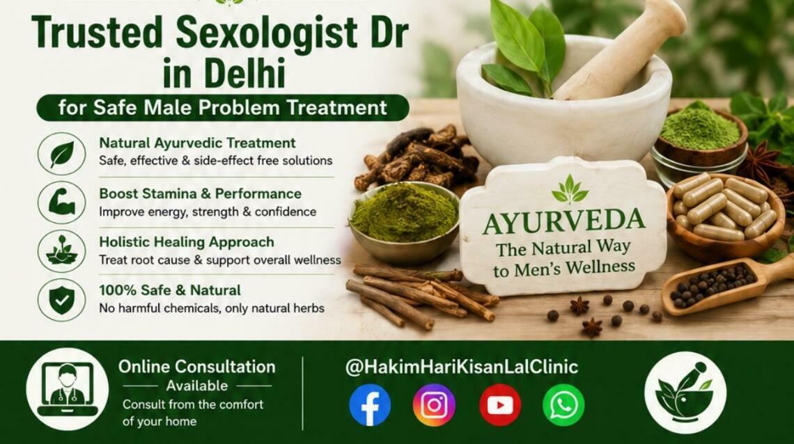 Trusted Sexologist Dr in Delhi for Safe Male Problem Treatment